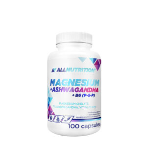 ALLNUTRITION Magnezij + Ašvagandha + Vitamin B6 (P-5-P) (100 kapsul) - Viking Supplements