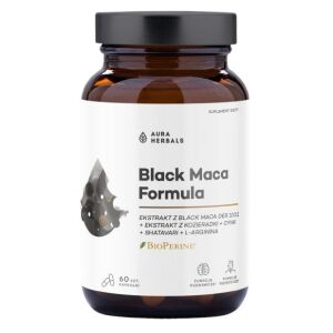 AURA HERBALS Formula s črno maco (60 kapsul) - Viking Supplements