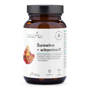 AURA HERBALS Brusnica + vitamin C (60 kapsul) - Viking Supplements