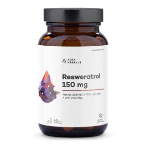 AURA HERBALS Resveratrol 150 mg (60 kapsul) - Viking Supplements
