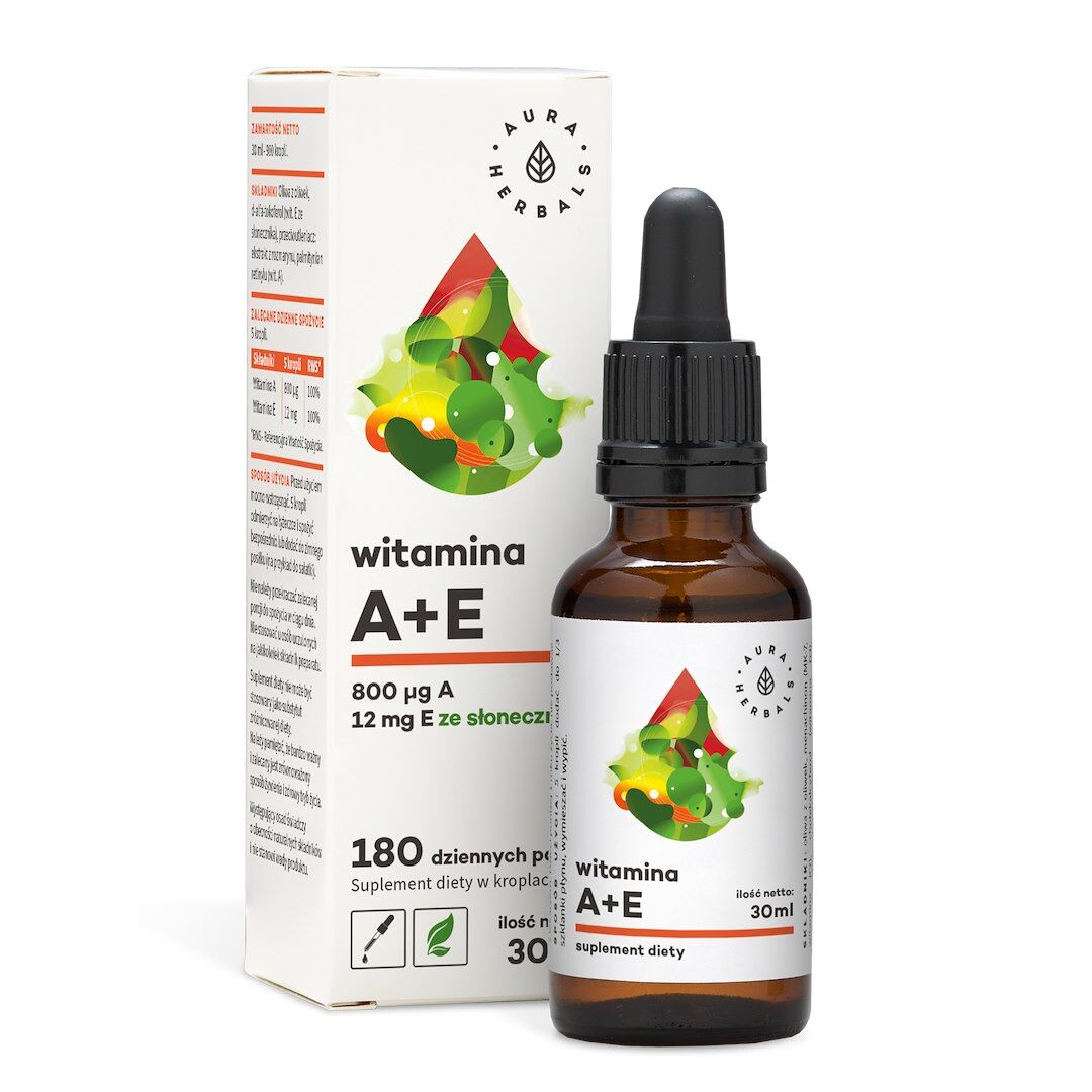 AURA HERBALS Vitamin A + E (30 ml / 1 fl. oz.) - Viking Supplements