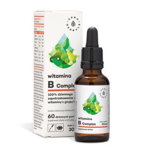 AURA HERBALS Kompleks vitaminov B (30 ml / 1 fl. oz.) - Viking Supplements