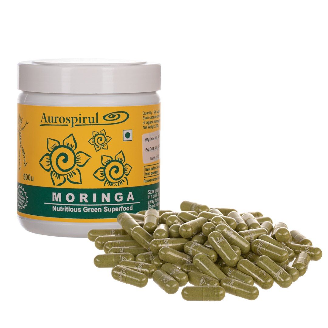 AUROSPIRUL Moringa (500 kapsul) - Viking Supplements