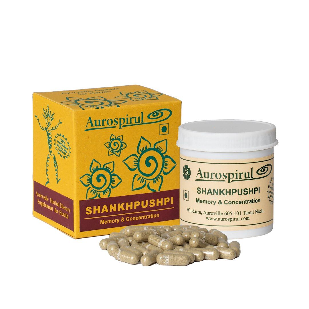 AUROSPIRUL Shankapushpi (100 kapsul) - Viking Supplements