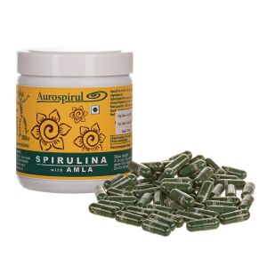 AUROSPIRUL Spirulina z amlo (500 kapsul) - Viking Supplements