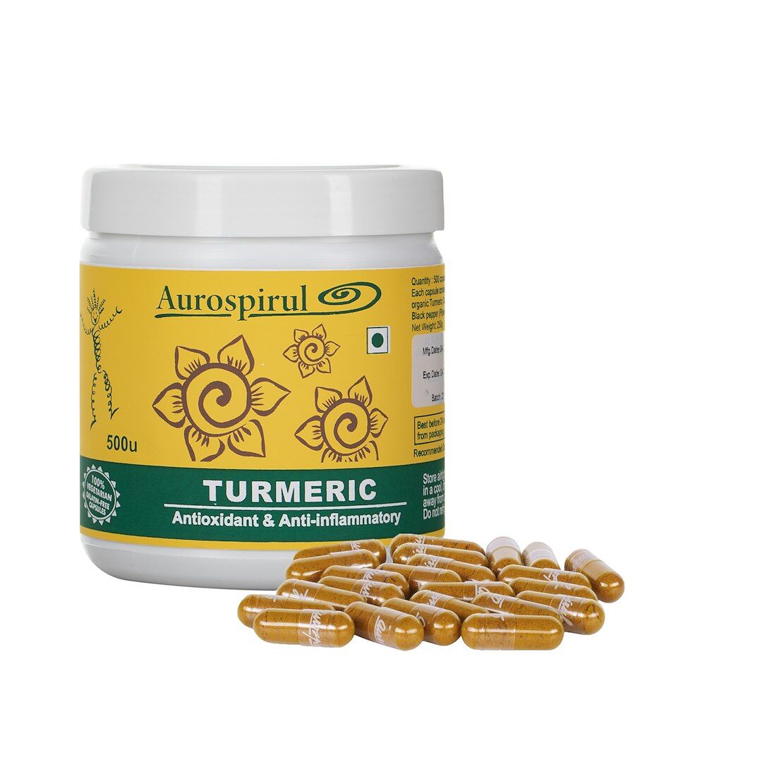 AUROSPIRUL Kurkuma (500 kapsul) - Viking Supplements