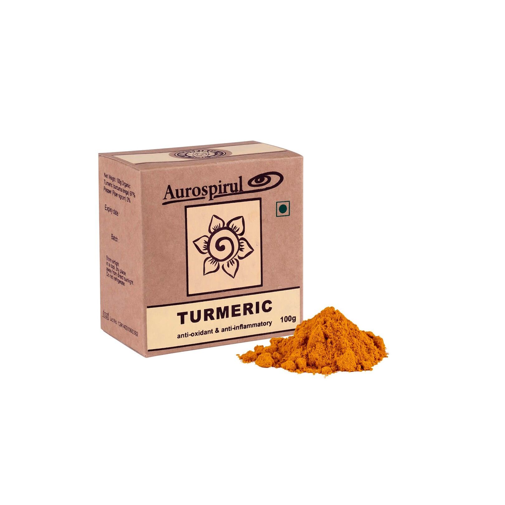 AUROSPIRUL Kurkuma v prahu (100 g / 3