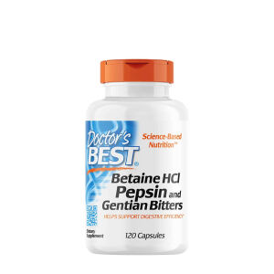 Betain HCl, pepsin in grenčice iz encijana – 120 kapsul – Viking Supplements