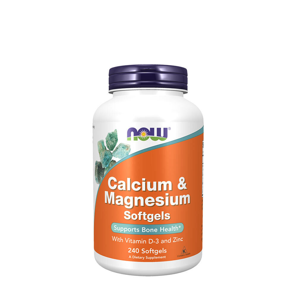 Kalcij in magnezij z vitaminom D in cinkom – 240 mehkih kapsul – Viking Supplements