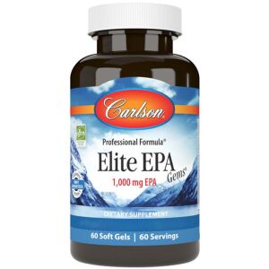Carlson Labs Elite EPA Gems 1000 mg, 60 mehkih kapsul – Viking Supplements