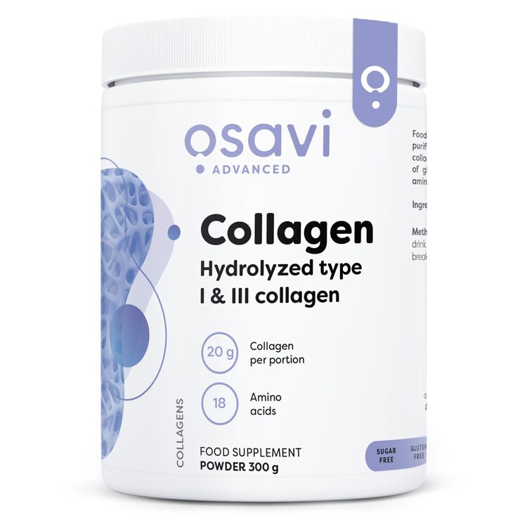 Kolagenski peptidi – hidrolizirani tipa 1 in 3 – 300 g – Viking Supplements