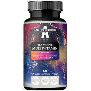 Diamond Multivitamin brez železa – 60 kapsul – Viking Supplements
