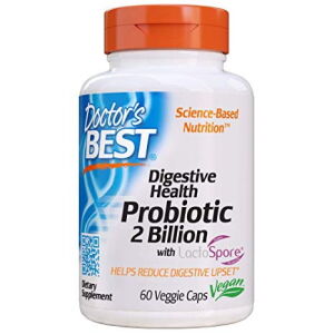 Probiotik za zdravo prebavo, 2 milijardi bakterij z LactoSpore – 60 kapsul – Viking Supplements