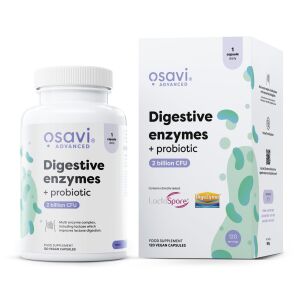 Prebavni encimi + probiotiki – 120 veganskih kapsul – Viking Supplements