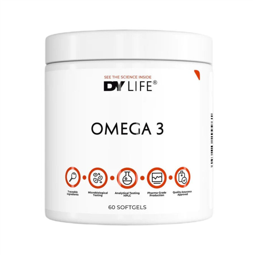 Dorian Yates – DY LIFE Omega 3 – 60 mehkih kapsul – Viking Supplements