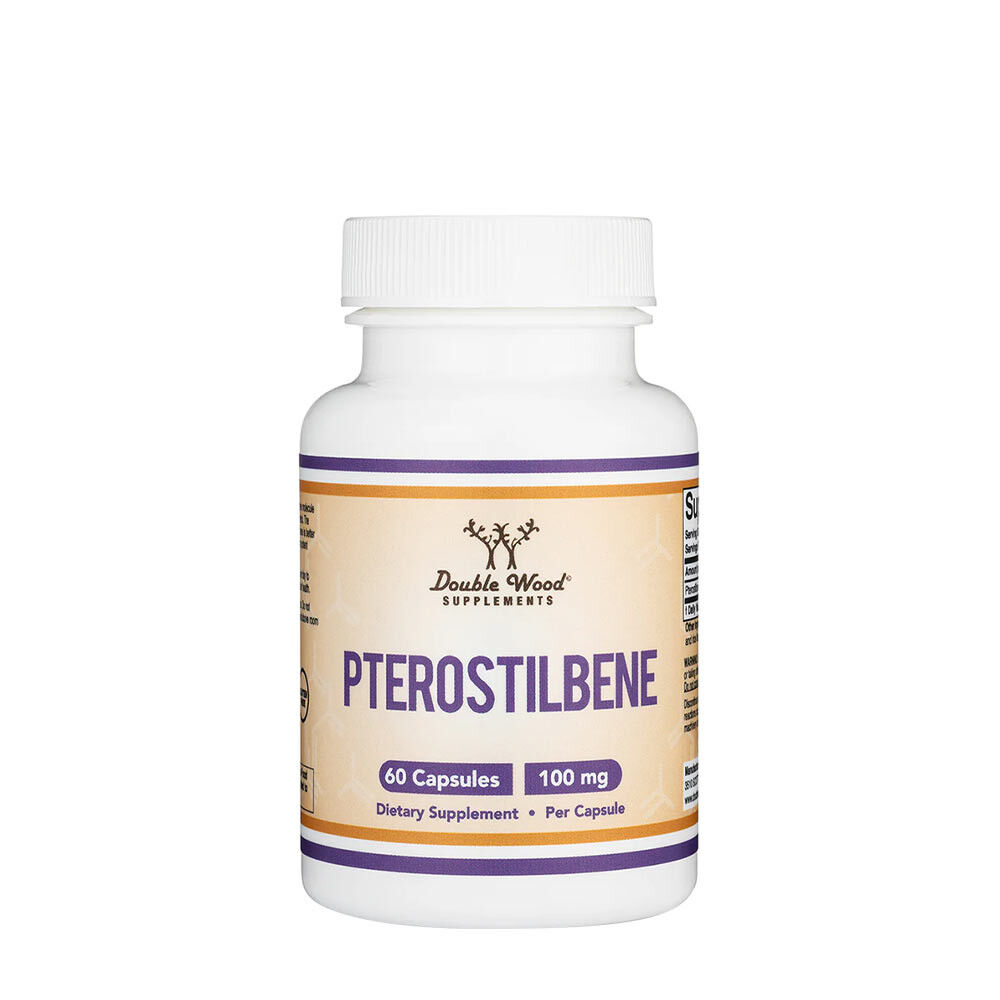 Double Wood prehranska dopolnila s pterostilbenom (60 kapsul) – Viking Supplements