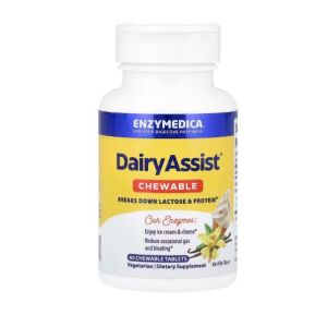 Enzymedica – DairyAssist v obliki žvečilnih tablet