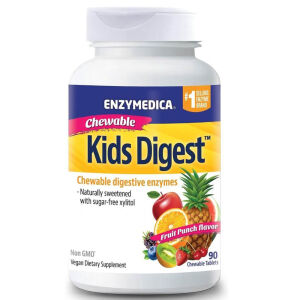 Enzymedica Kids Digest Chewable fruit punch 90 chewable tablets - Viking Supplements