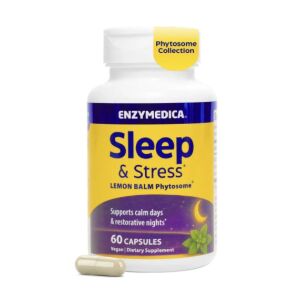 Enzymedica – Sleep & Stress: melisa v obliki fitosoma – 60 vcaps – Viking Supplements