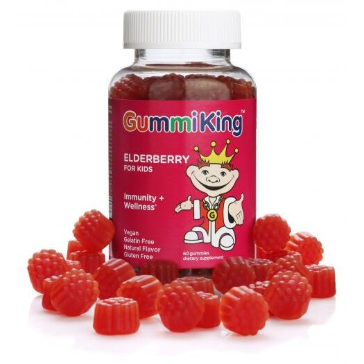 GUMMIKING Bezgov cvet za otroke (60 žvečilnih bonbonov) - Viking Supplements