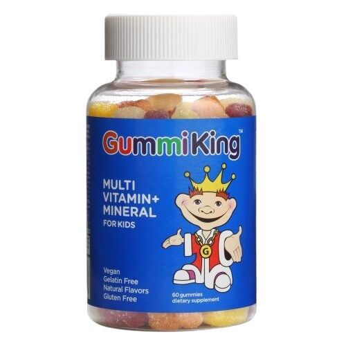 GUMMIKING Multivitamini + minerali za otroke (60 žvečilnih bonbonov) - Viking Supplements