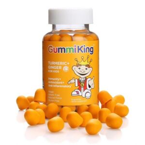 GUMMIKING Kurkuma + ingver za otroke (60 žvečilnih bonbonov) - Viking Supplements