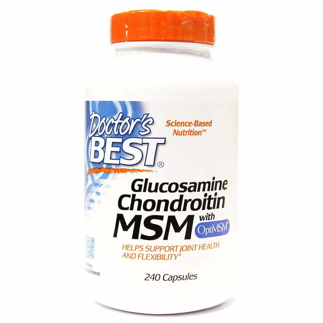 Glukozamin, hondroitin in MSM z OptiMSM – 240 kapsul – Viking Supplements