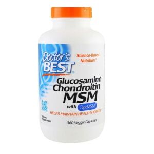 Glukozamin, hondroitin in MSM z OptiMSM – 360 kapsul – Viking Supplements