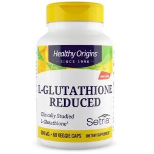 HEALTHY ORIGINS L-glutation v redukcijski obliki (60 kapsul) - Viking Supplements