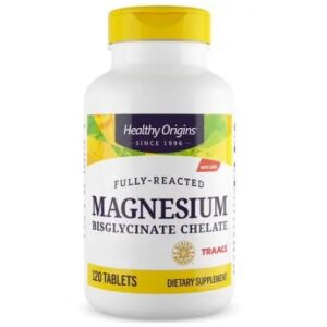 HEALTHY ORIGINS Magnezijev bisglicinat v obliki kelata (120 tablet) - Viking Supplements