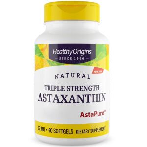 Healthy Origins Astaxanthin Depot 12 mg, 60 mehkih kapsul – Viking Supplements