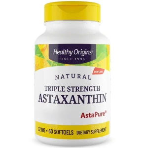 Healthy Origins Astaxanthin Depot 12 mg, 60 mehkih kapsul – Viking Supplements