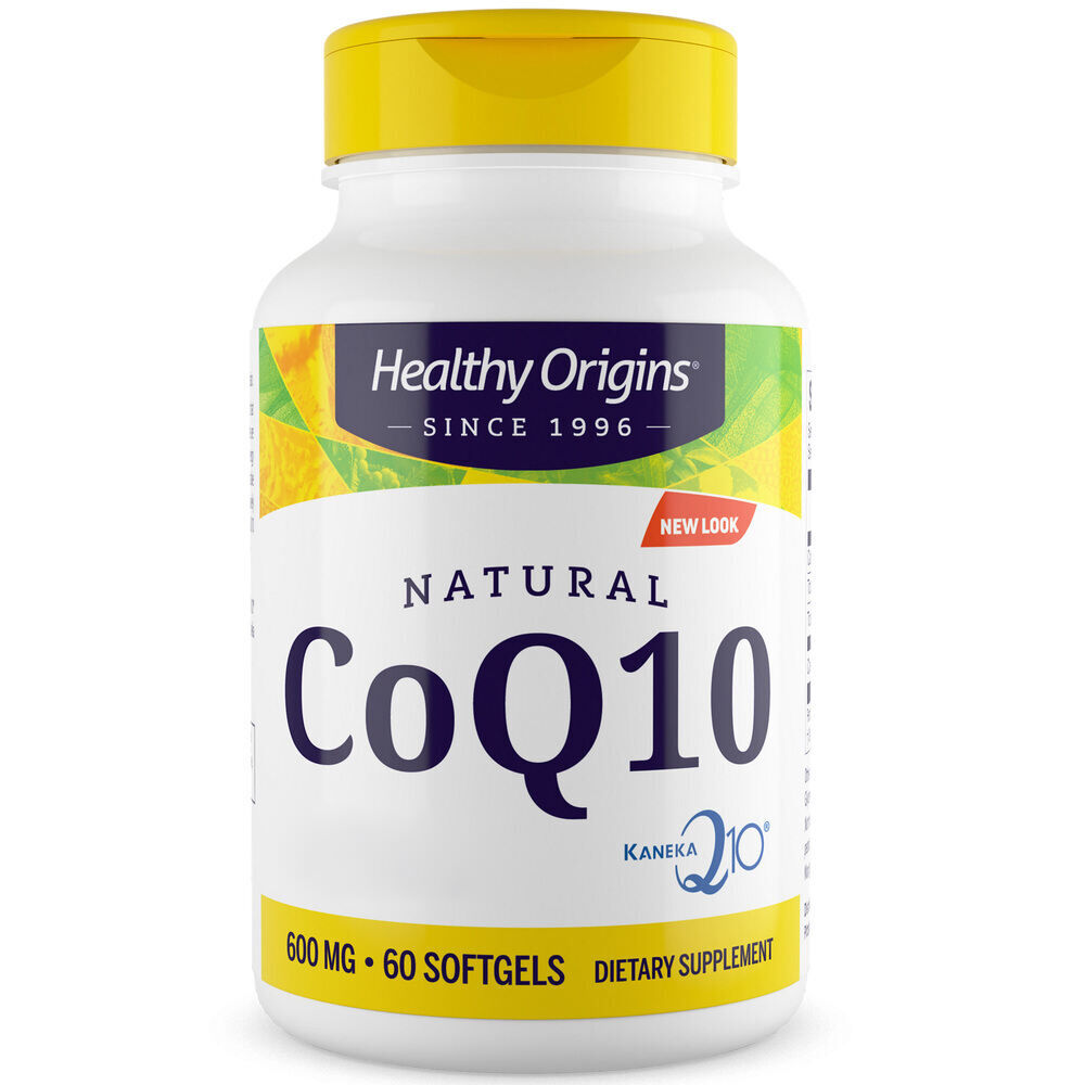 Healthy Origins CoQ10 600 mg, 60 mehkih kapsul – Viking Supplements