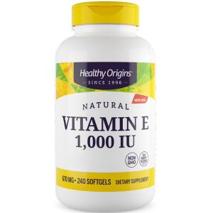 Healthy Origins E-1000 Depot 240 mehkih kapsul - Viking Supplements