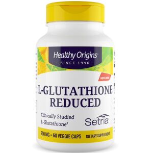 Healthy Origins L-glutation 250 mg, 60 kapsul – Viking Supplements