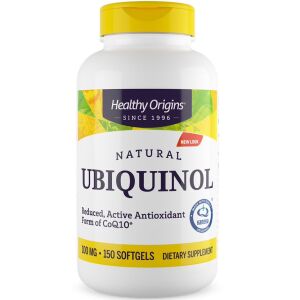 Healthy Origins Naravni ubikinol 100 mg, 150 mehkih kapsul – Viking Supplements