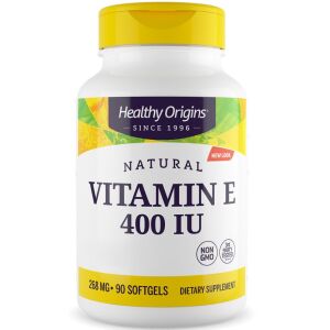 Healthy Origins Naravni vitamin E Depot 400 IU, 90 mehkih kapsul – Viking Supplements