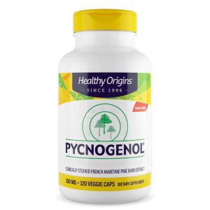 Healthy Origins Pycnogenol 100 mg, 120 vegetarijanskih kapsul – Viking Supplements