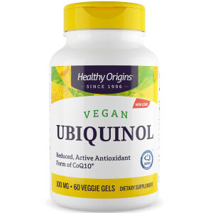 Healthy Origins Veganski ubikinol 100 mg, 60 veganskih kapsul – Viking Supplements