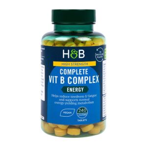 Visoko koncentriran kompletni kompleks vitaminov B – 240 tablet – Viking Supplements