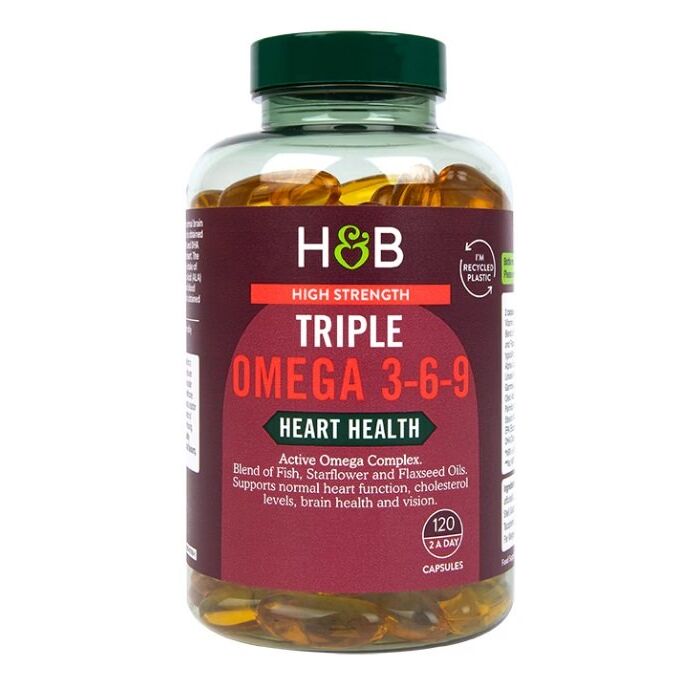 Visoko koncentrirani Triple Omega 3-6-9 – 120 kapsul – Viking Supplements