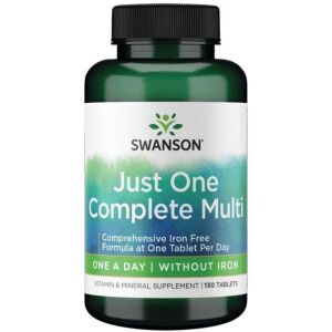 Samo en kompletni multivitaminski pripravek brez železa – 130 tablet – Viking Supplements