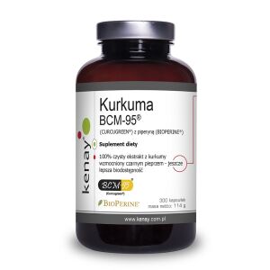KENAY Kurkumin BCM-95 s piperinom (300 kapsul) - Viking Supplements