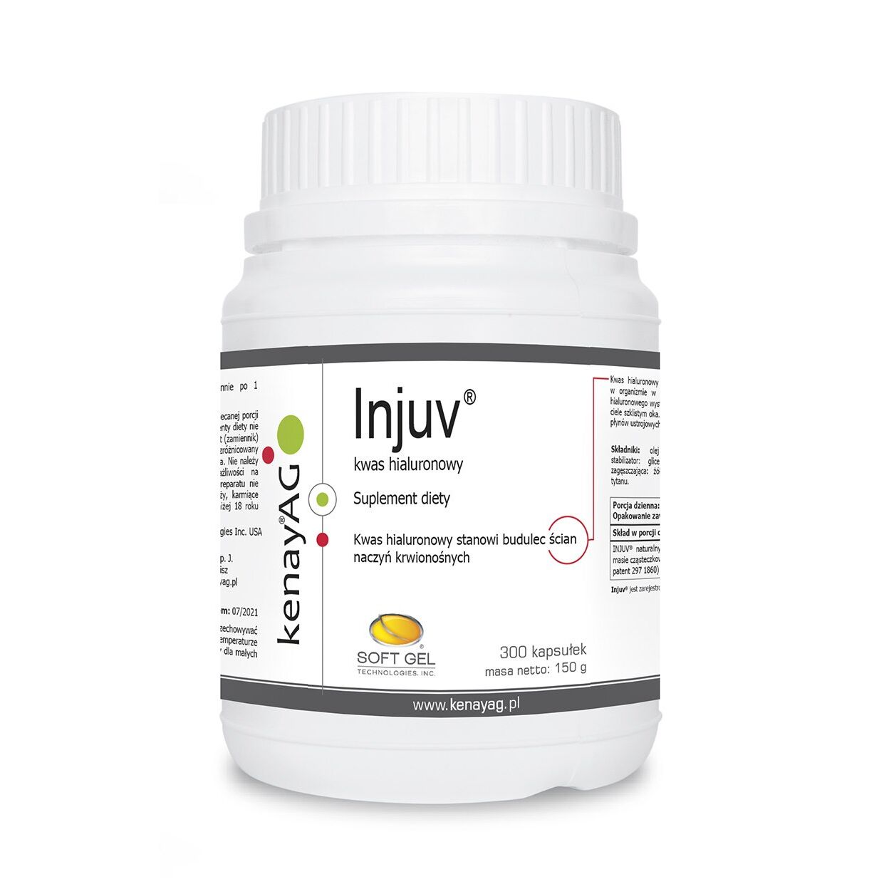 KENAY Injuv hialuronska kislina (300 kapsul) - Viking Supplements