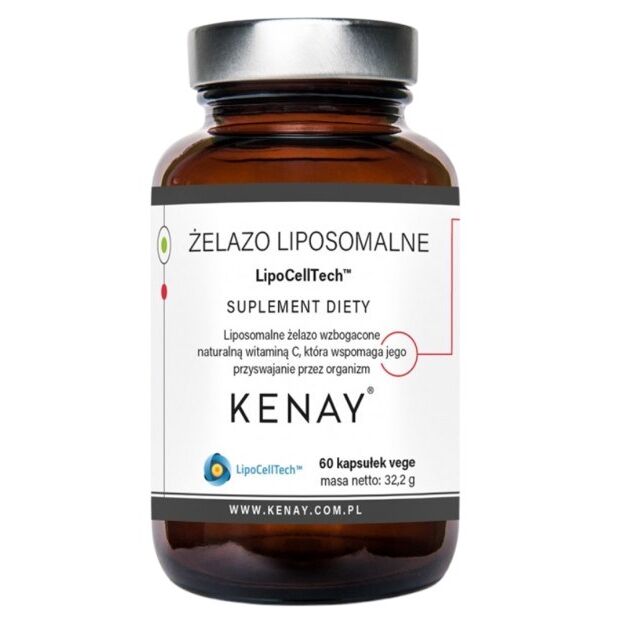KENAY LipoCellTech™ liposomsko železo (60 kapsul) - Viking Supplements