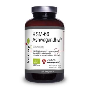 KENAY Ekološka ašvagandha KSM-66 (300 kapsul) - Viking Supplements