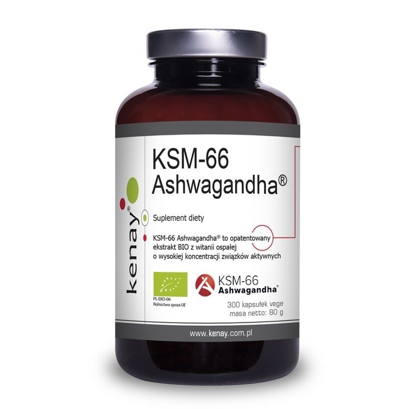 KENAY Ekološka ašvagandha KSM-66 (300 kapsul) - Viking Supplements