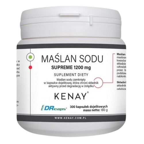 KENAY natrijev butirat SUPREME 1200 mg (300 kapsul) - Viking Supplements