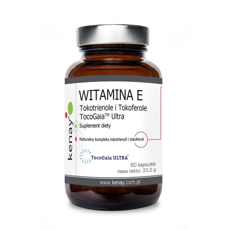 KENAY Vitamin E: tokotrienoli in tokoferoli TocoGaia Ultra (60 kapsul) - Viking Supplements