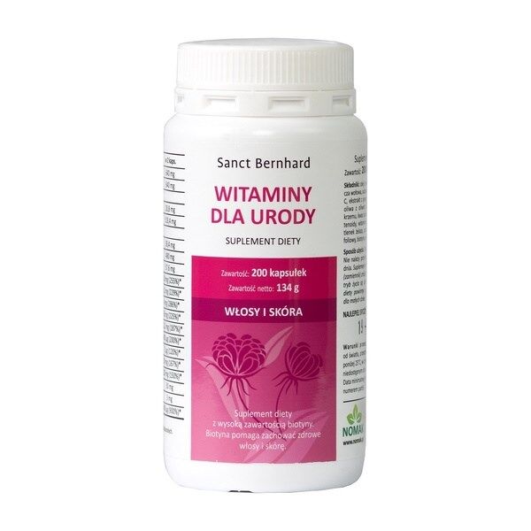 KRAUTERHAUS SANCT BERNHARD Kapsule za lepoto (200 kapsul) - Viking Supplements